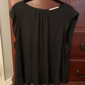 Loft black blouse
